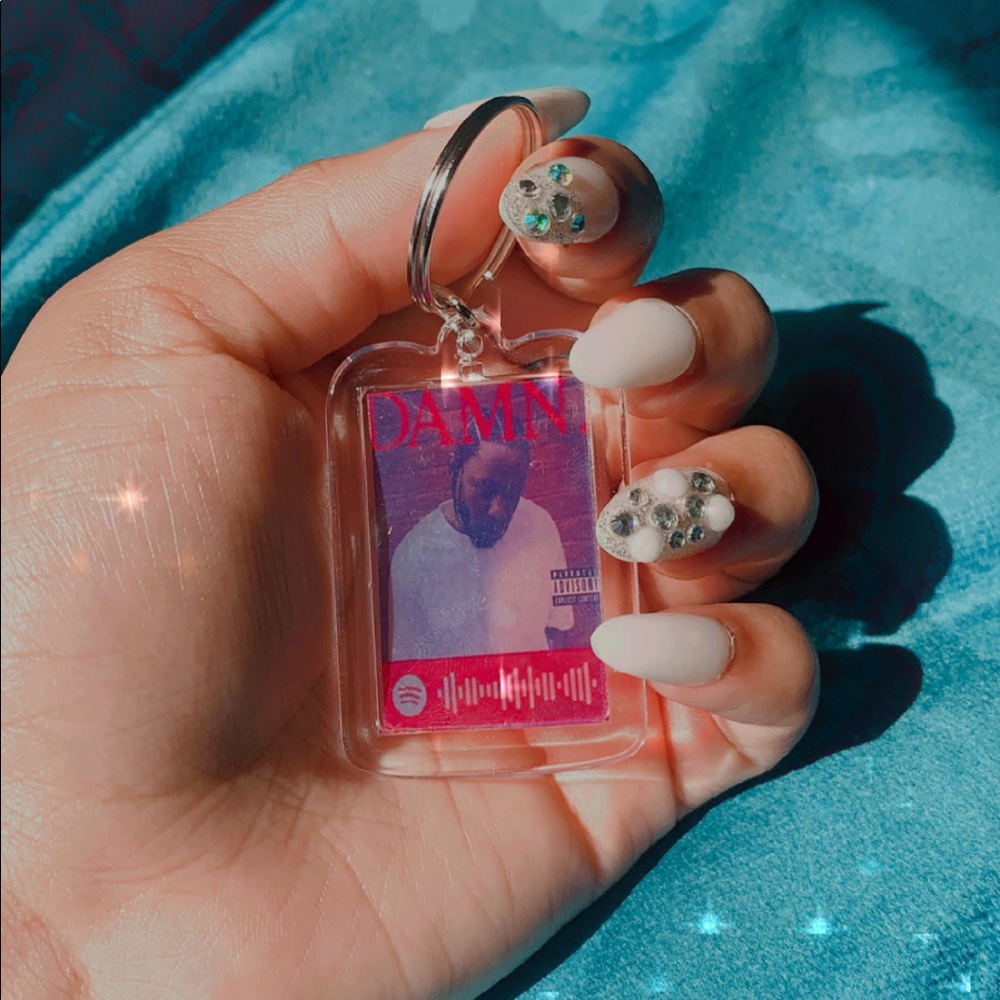 Custom Made Song/Album cover Keychain